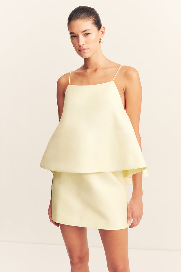 OTIS SQUARE NECK CAMI - YUZU