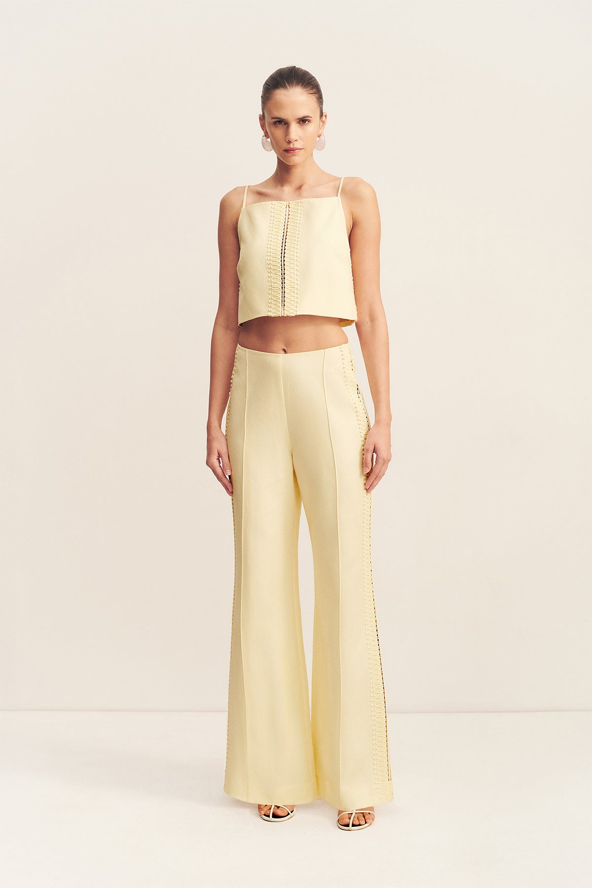 Wright Lace Cropped Cami | Zest | Tops | Shona Joy
