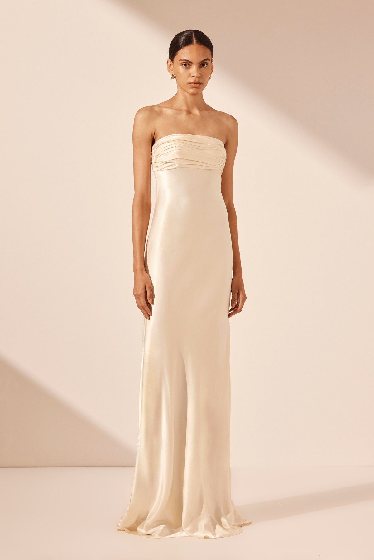 STRAPLESS OPEN BACK MAXI DRESS – Parker and Poppy