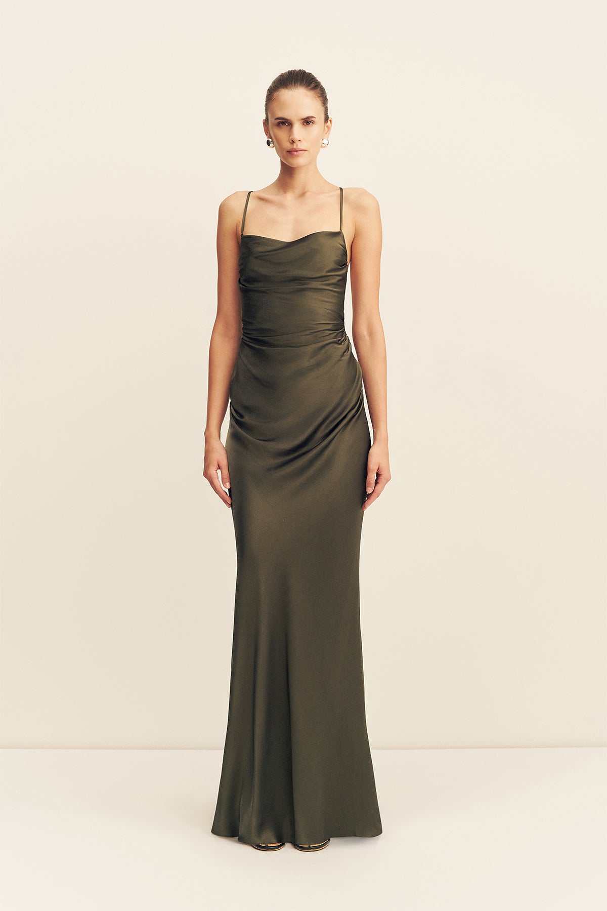 La Lune Lace Back Maxi Dress | Forest | Dresses | Shona Joy
