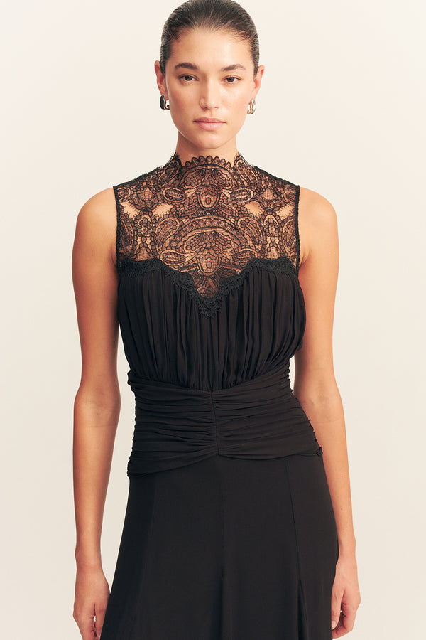 EMORY LACE SLEEVELESS MAXI DRESS - BLACK_D