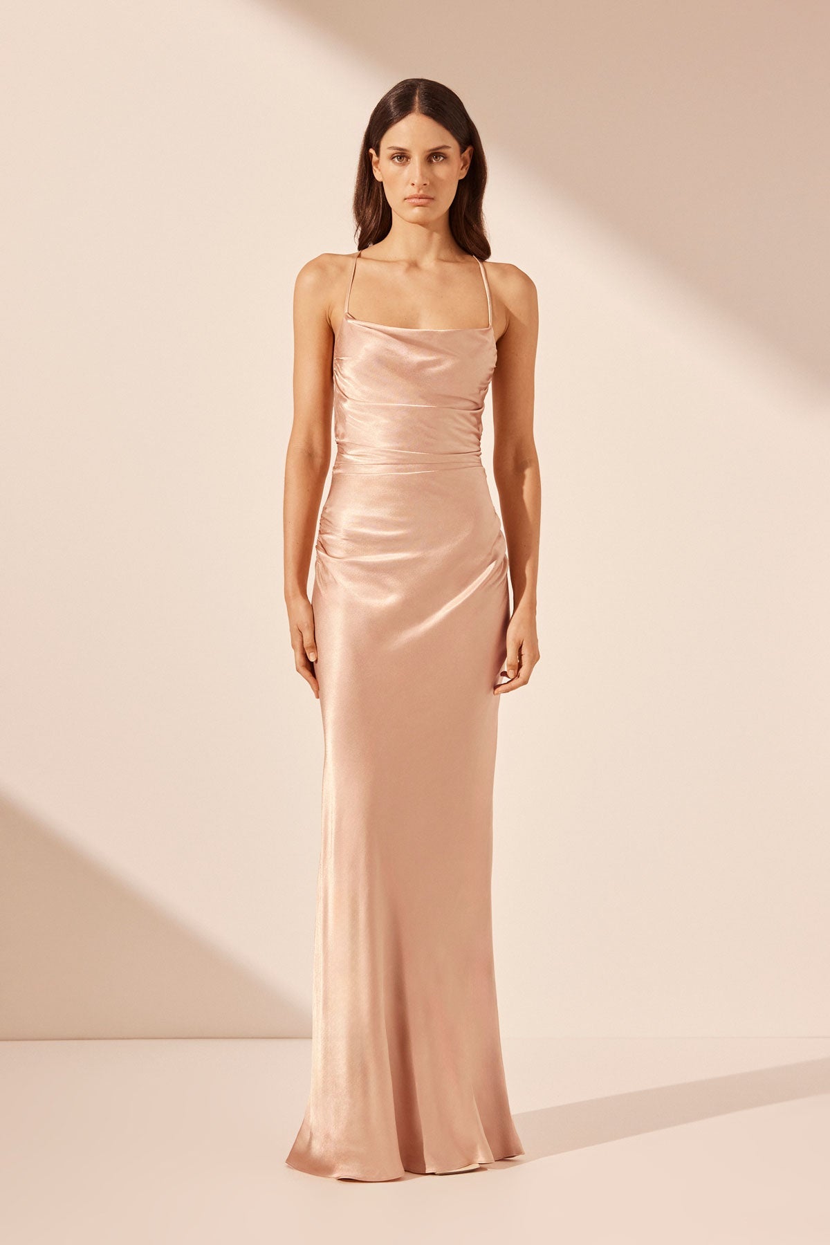 La Lune Lace Back Maxi Dress Desert Rose Dresses Shona Joy
