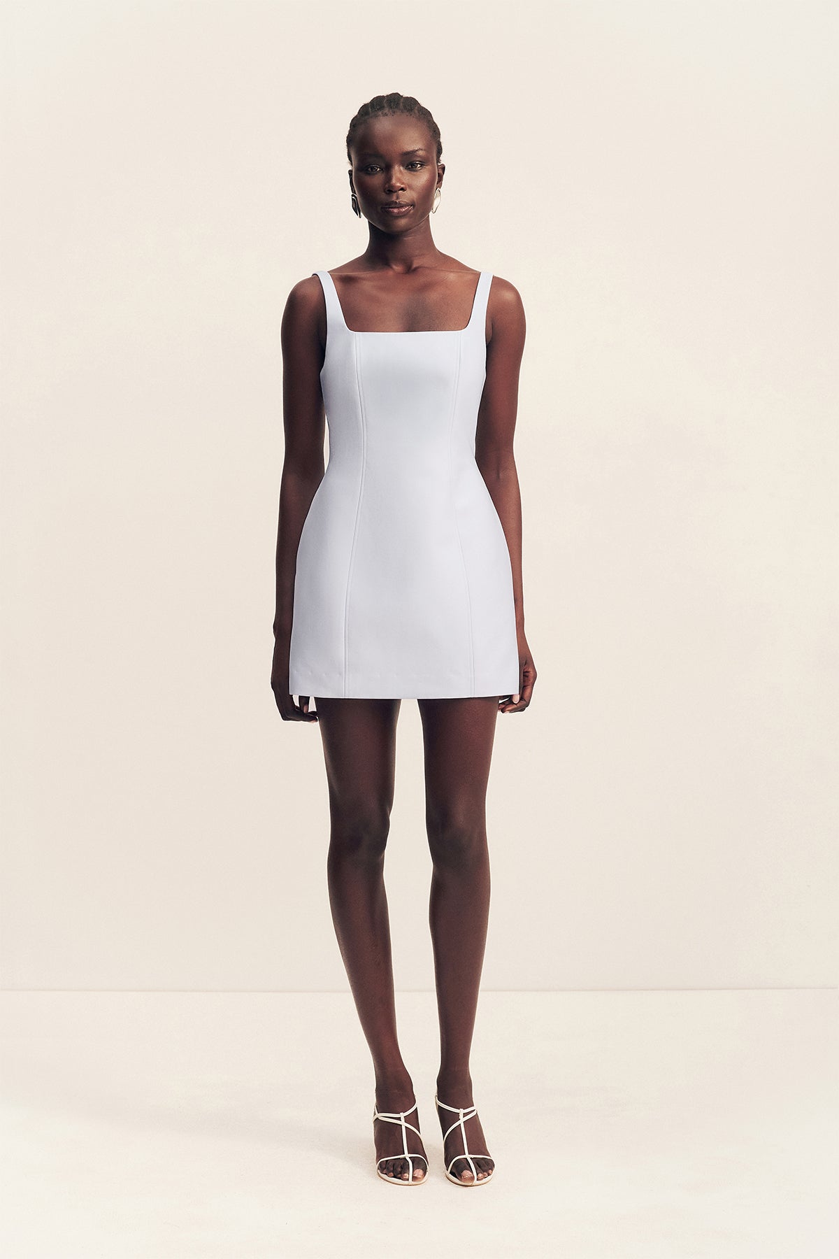 Otis Square Neck Mini Dress | Sky | Dresses | Shona Joy
