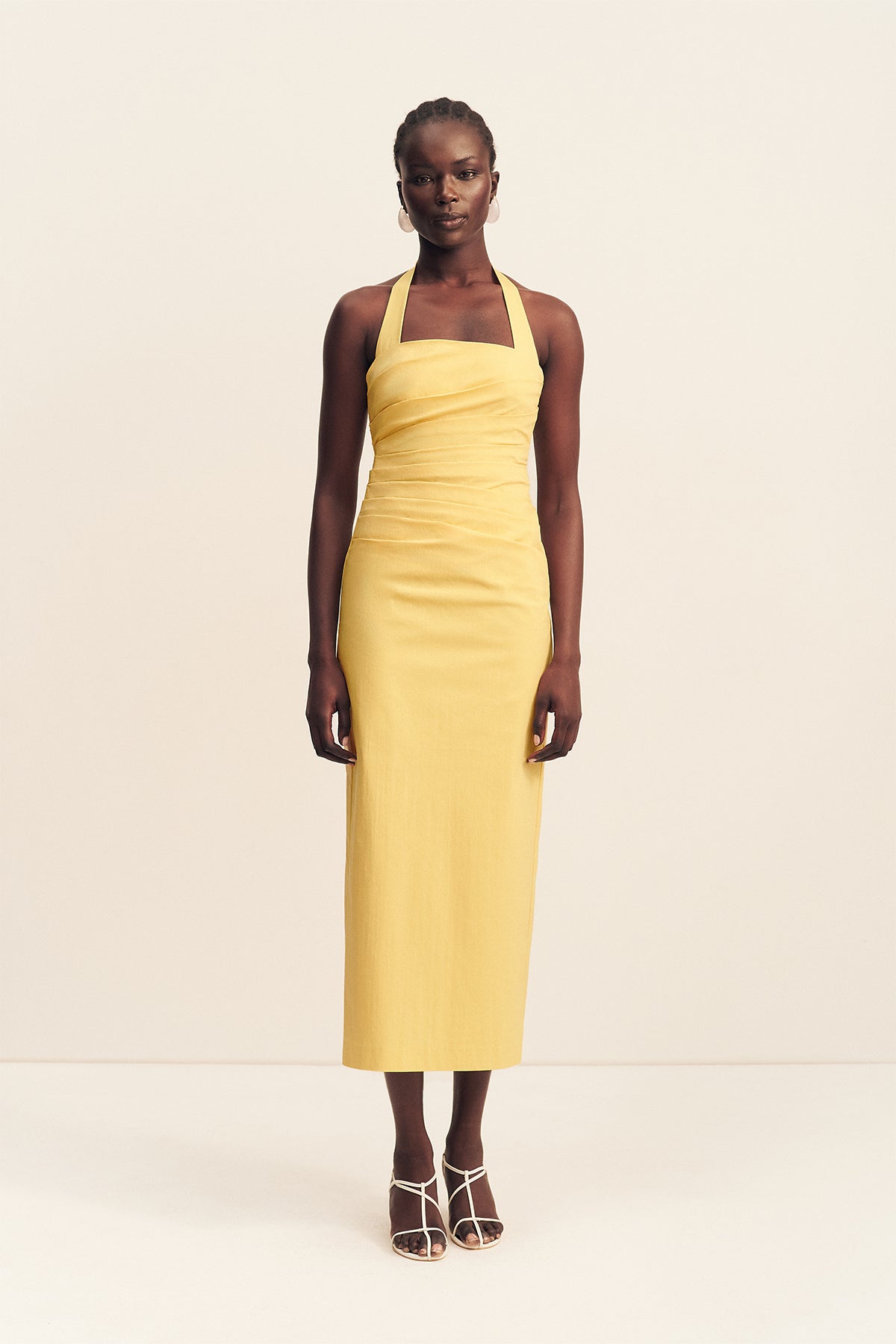 Campbell Draped Halter Maxi Dress | Soleil | Dresses | Shona Joy