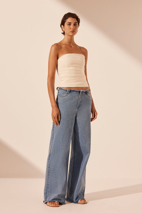 STELLA WIDE LEG JEAN - MID BLUE_A