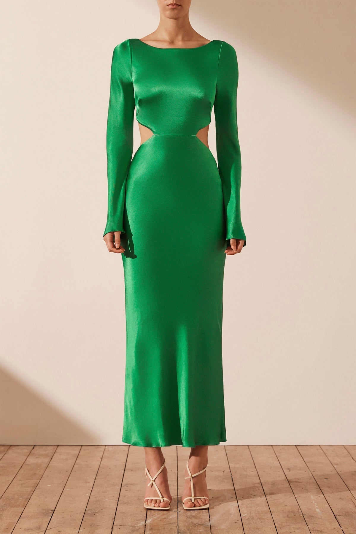 Green dresses for store sale