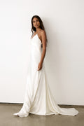 LA LUNE LOW BACK MAXI DRESS - CREAM
