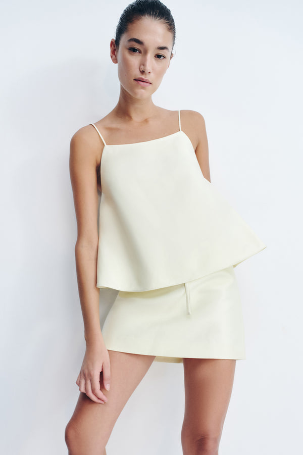OTIS SQUARE NECK CAMI - YUZU