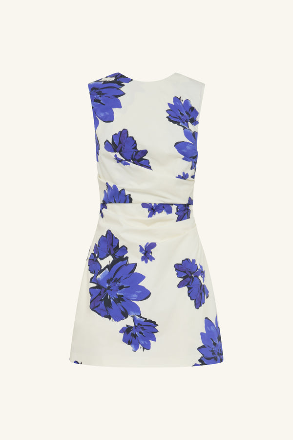 ENYA DRAPED MINI DRESS_G