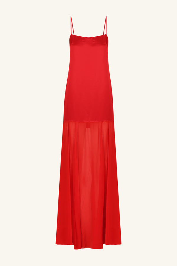 MORAYA DROPPED WAIST MAXI DRESS - CHILLI_G