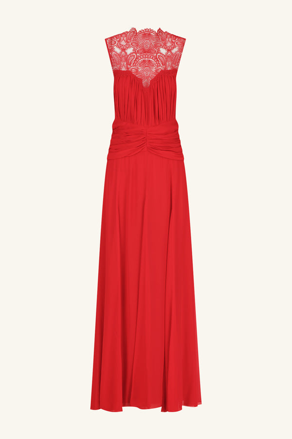 EMORY LACE SLEEVELESS MAXI DRESS - CHILLI_G