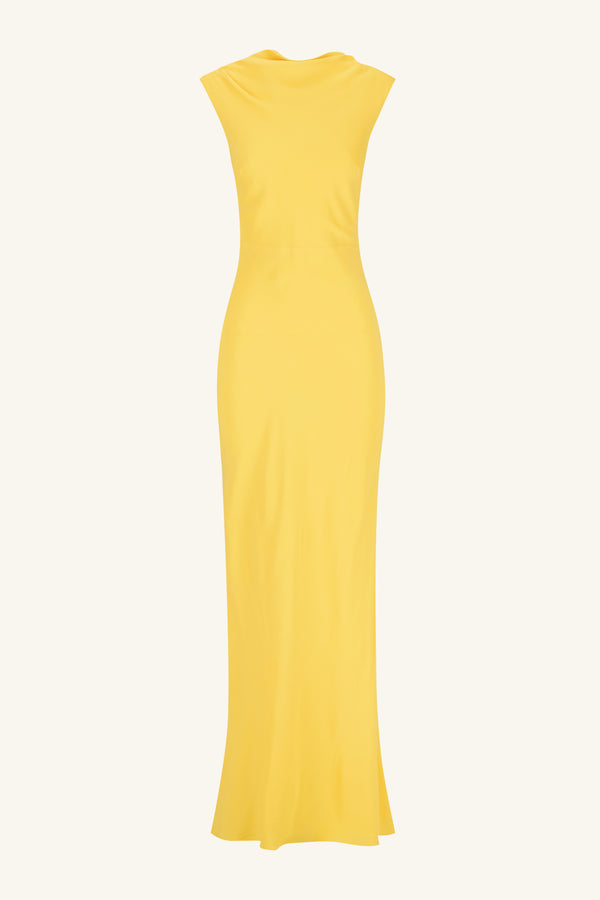 PIERCE SLEEVELESS MAXI DRESS - SUNFLOWER_G