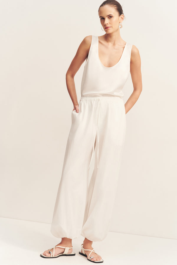 CAMPBELL HAREM PANT - IVORY