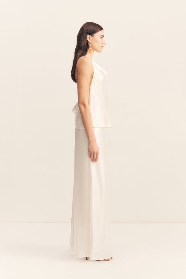 SAVANNA TIE TOP - IVORY
