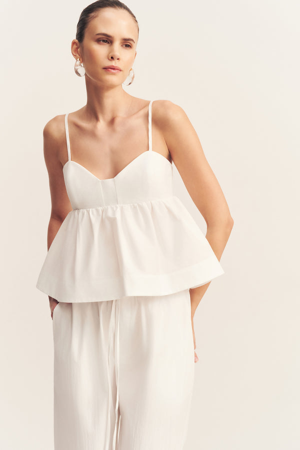 CAMPBELL TOP - IVORY