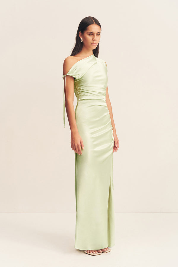 La Lune Gathered Maxi Dress | Key Lime | Dresses | Shona Joy La Lune Gathered Maxi Dress | Key Lime | Dresses | Shona Joy