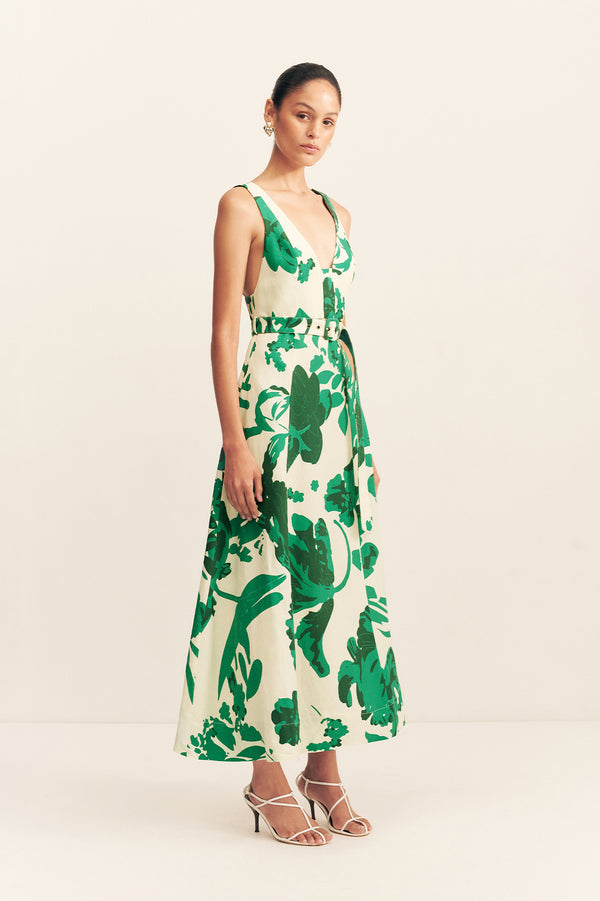 JONI PANELLED MIDI DRESS