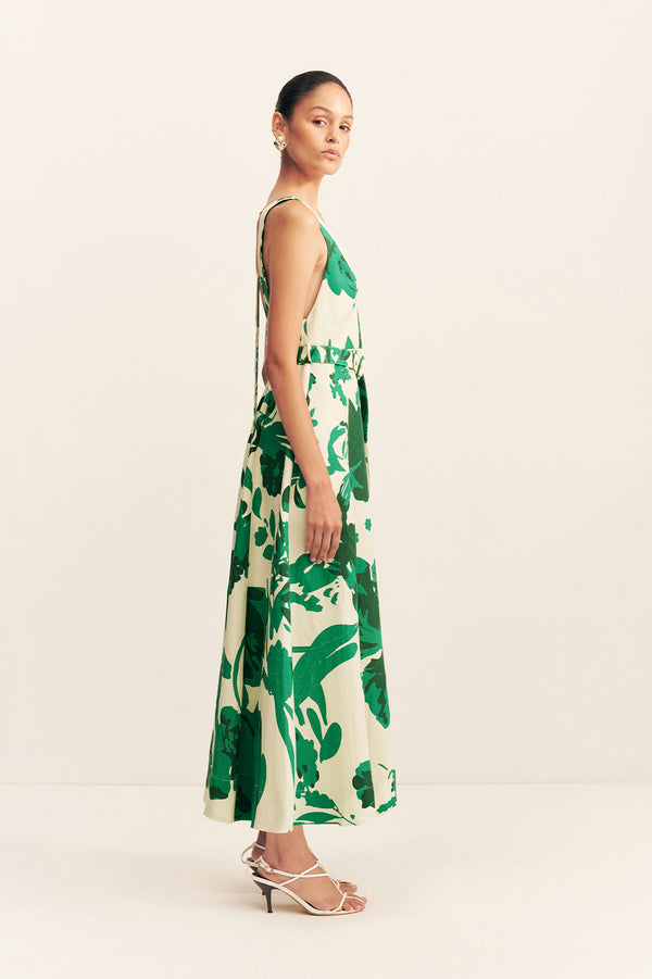 JONI PANELLED MIDI DRESS