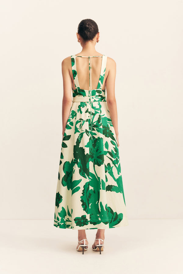 JONI PANELLED MIDI DRESS