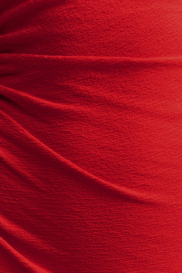 BEAU ONE SHOULDER TOP - CHILLI