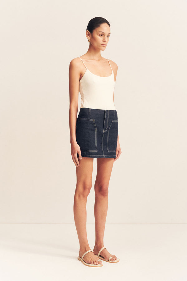 JAQUES PATCH POCKET MINI SKIRT_A