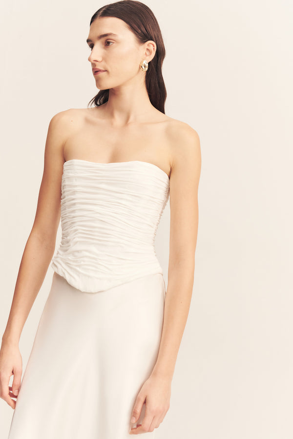 SAVANNA MAXI SKIRT - IVORY