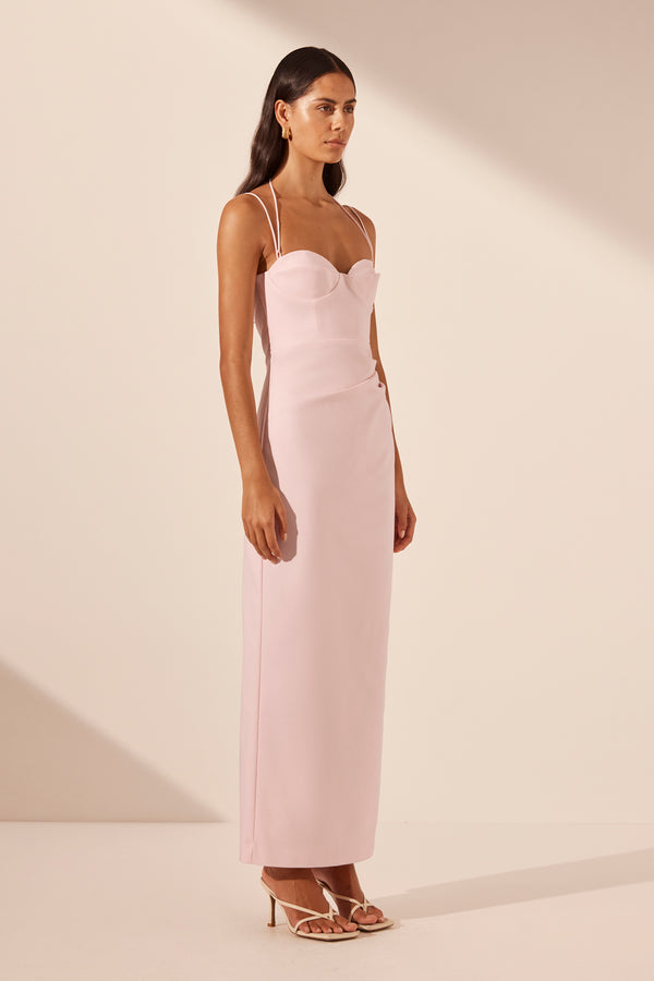 LANI BUSTIER MAXI DRESS - FAIRYFLOSS_A