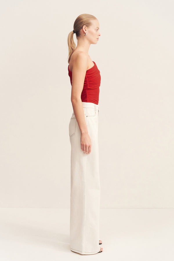 BEAU ONE SHOULDER TOP - CHILLI_S