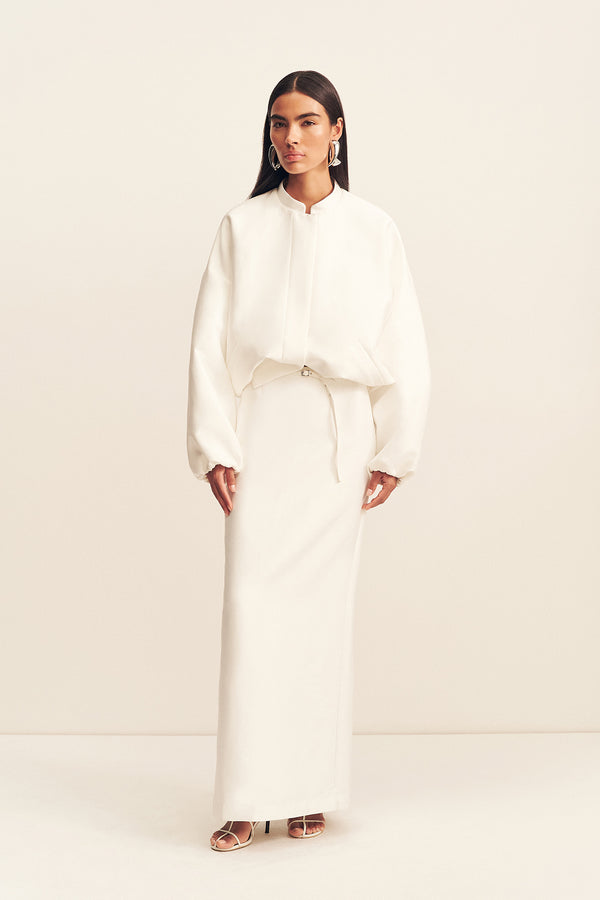 OTIS BOMBER JACKET - IVORY