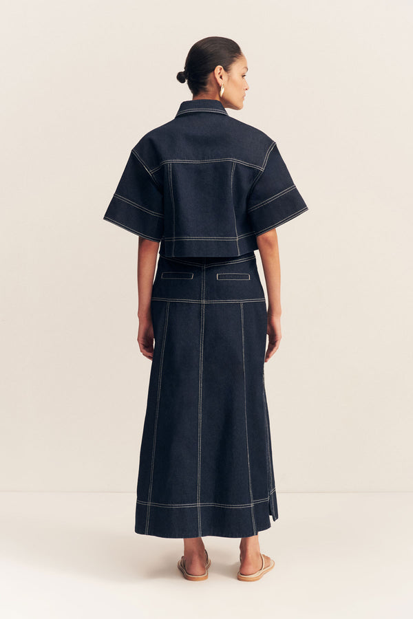 JAQUES CROPPED SHORT SLEEVE SHIRT_B