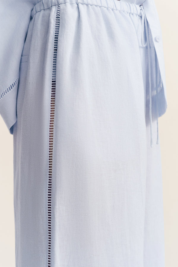 TOMMY LINEN PANT - SKY