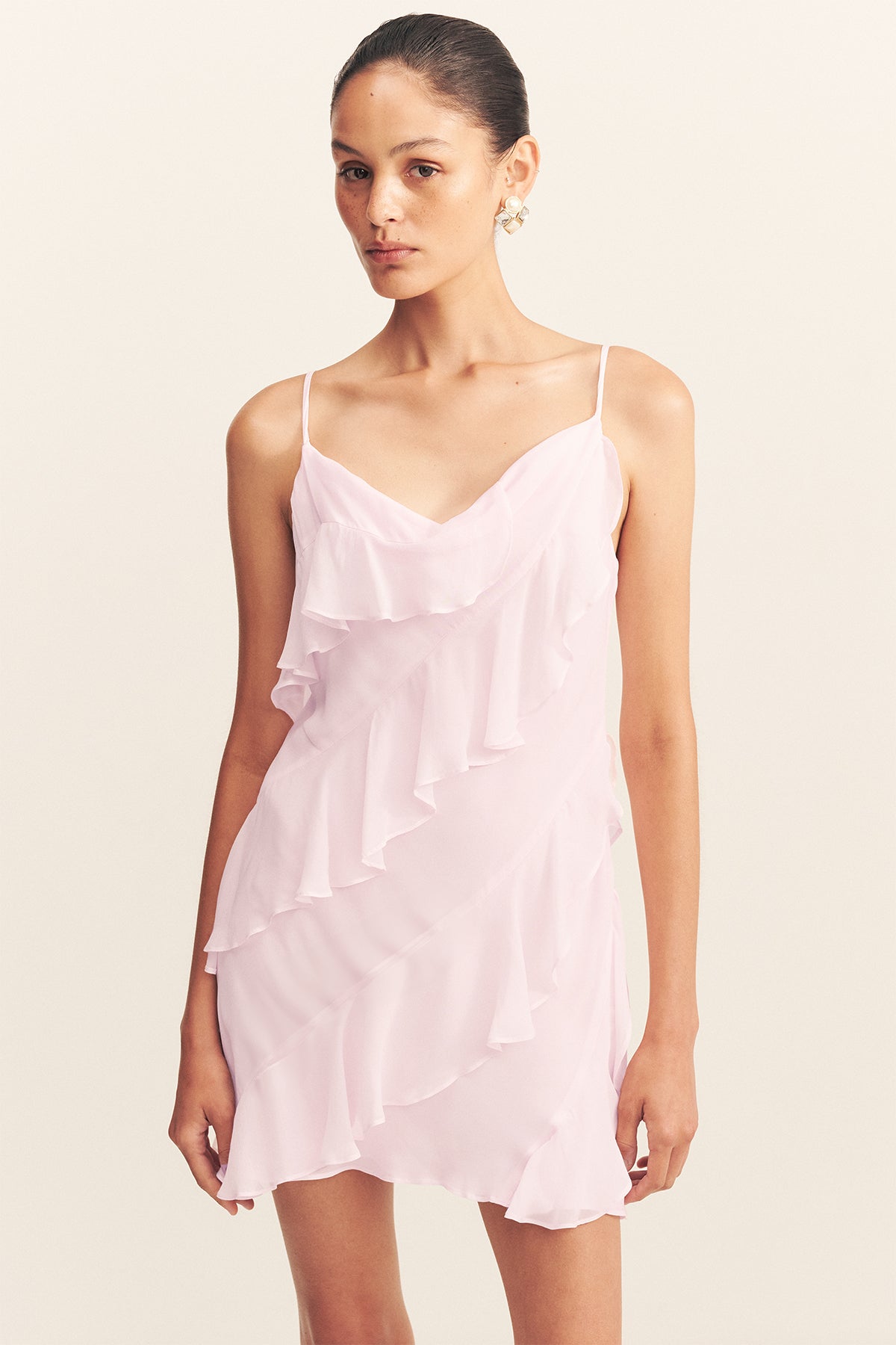 Amina Ruffle Mini Dress | Fairyfloss | Dresses | Shona Joy