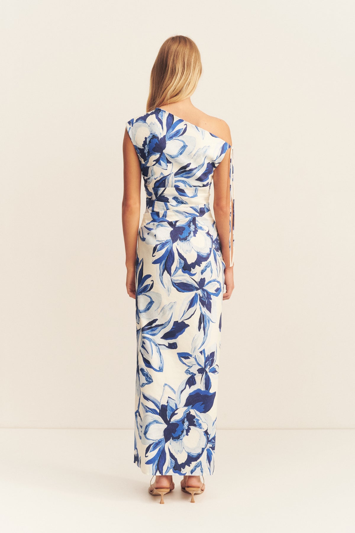 STEVIE GATHERED MAXI DRESS_B