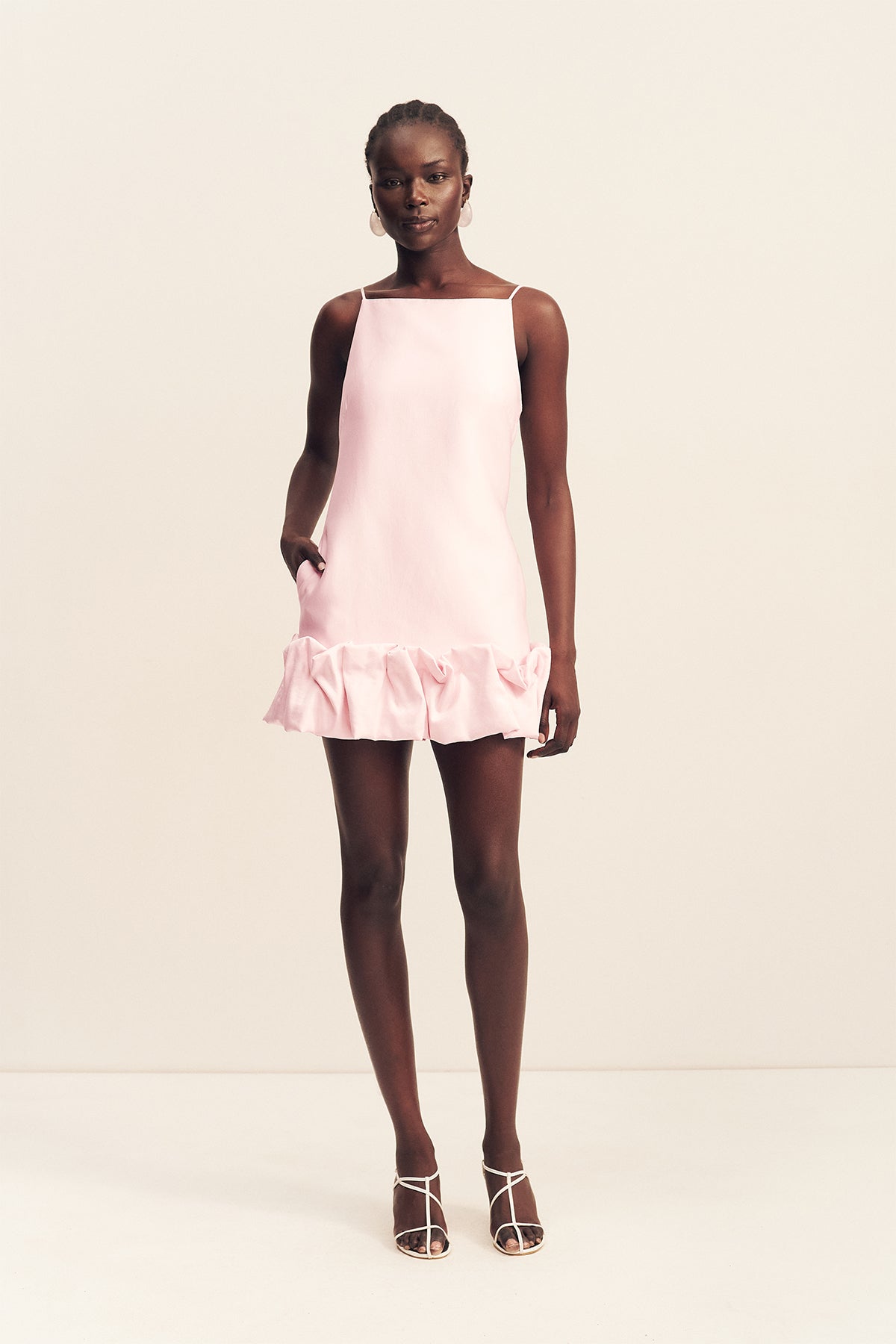 ワンピース Fairy chiffon mini dress 120_Otis_Bubble_Hem_Mini_Dress