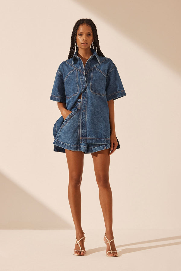 RAQUEL SHORT SLEEVE SHIRT_F