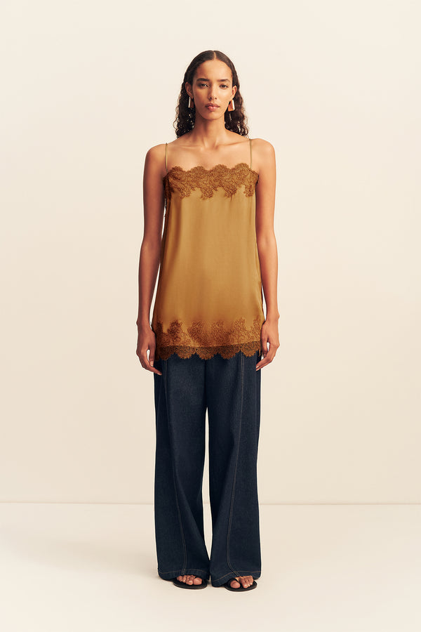 SIMONA LACE MINI DRESS - MEDALLION