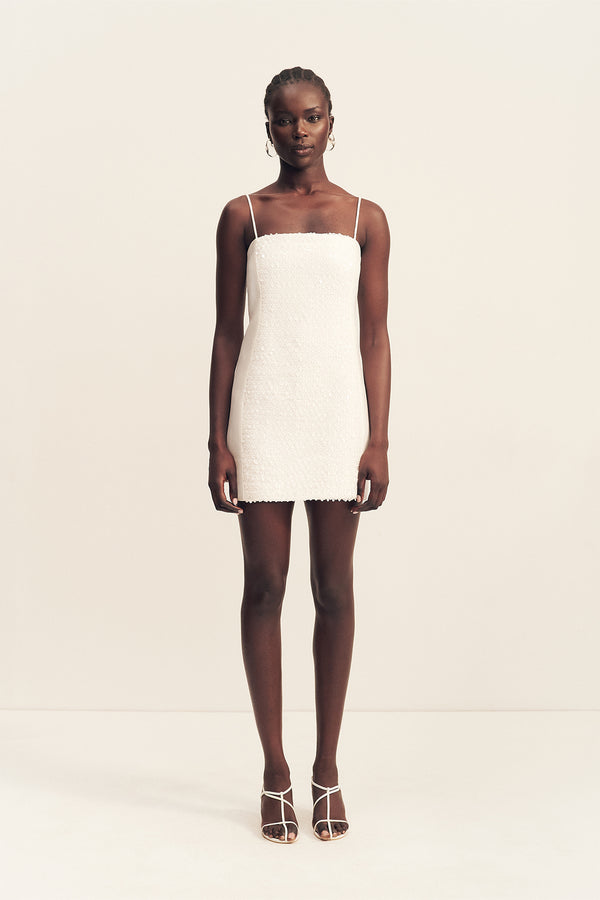shona joy knit dress Shona Joy Bowery Long-Sleeve Ruffle Mini Dress