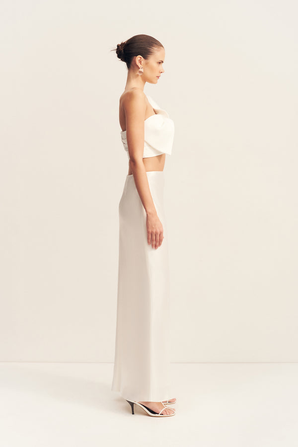 OTIS TWIST KNOT TOP - IVORY