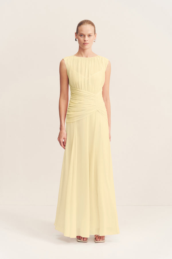ROMY HIGH NECK MAXI DRESS - SGROPPINO_F