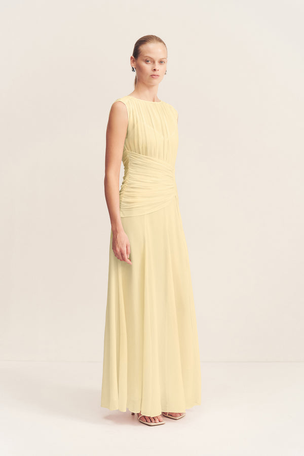 ROMY HIGH NECK MAXI DRESS - SGROPPINO