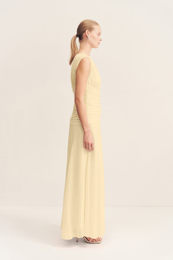 ROMY HIGH NECK MAXI DRESS - SGROPPINO