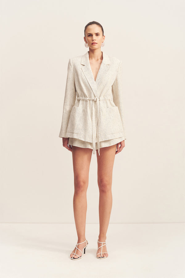 ALTO OVERSIZED BELTED BLAZER_F