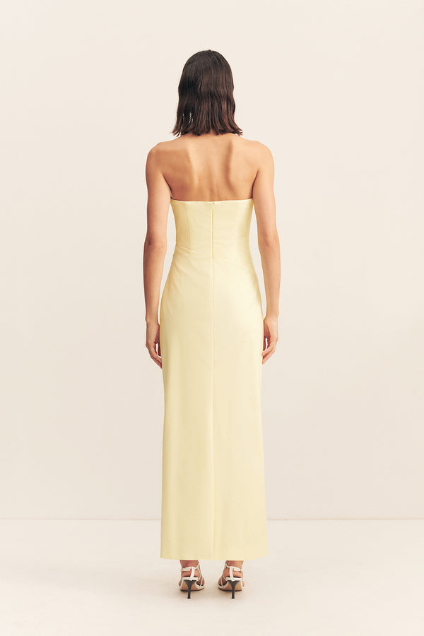 LANI STRAPLESS CORSET MAXI DRESS - SGROPPINO