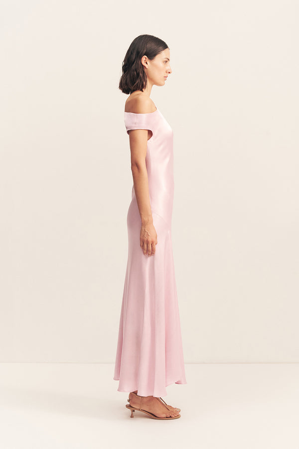 La Lune Asymmetrical Draped Maxi Dress | Blossom | Dresses | Shona Joy La Lune Asymmetrical Draped Maxi Dress | Blossom | Dresses | Shona Joy