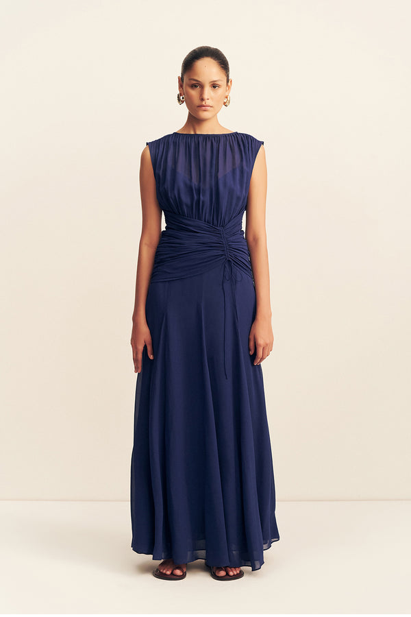ROMY HIGH NECK MAXI DRESS - MIDNIGHT_F