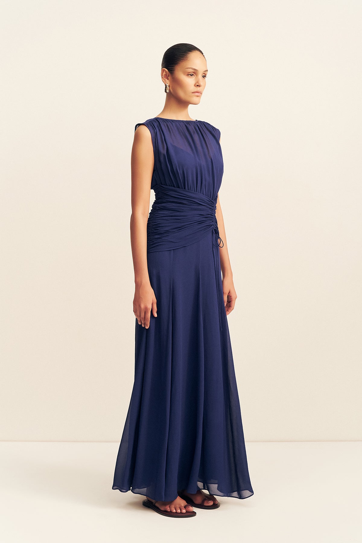 Romy High Neck Maxi Dress | Midnight | Dresses | Shona Joy