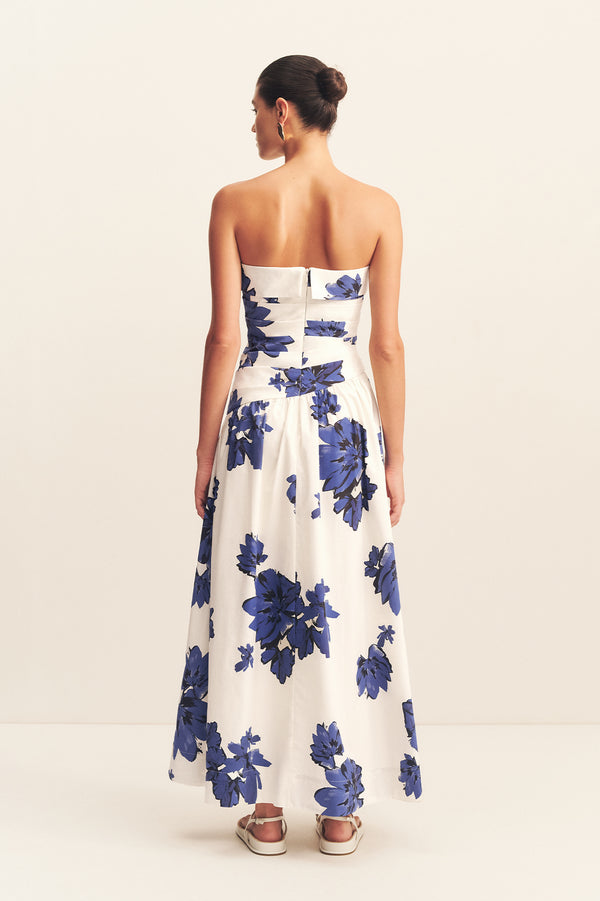 ENYA STRAPLESS MAXI DRESS