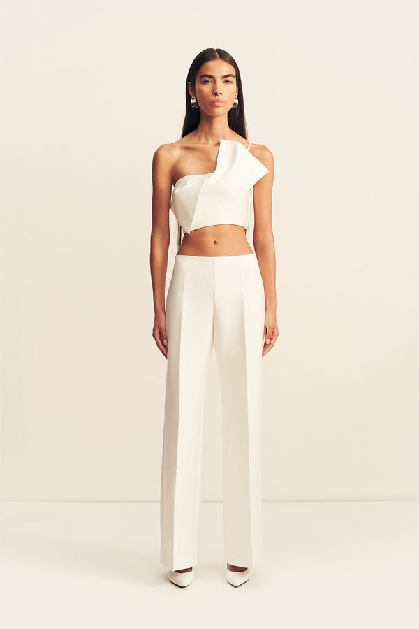 OTIS FITTED PANT - IVORY