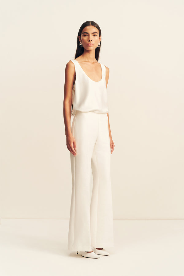 OTIS FITTED PANT - IVORY