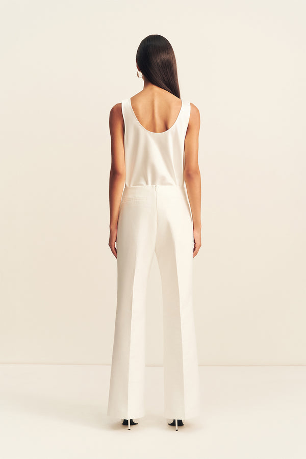 OTIS FITTED PANT - IVORY